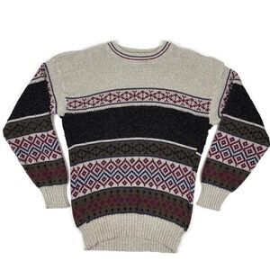 Vintage Knit Striped Sweater Cambridge Classics